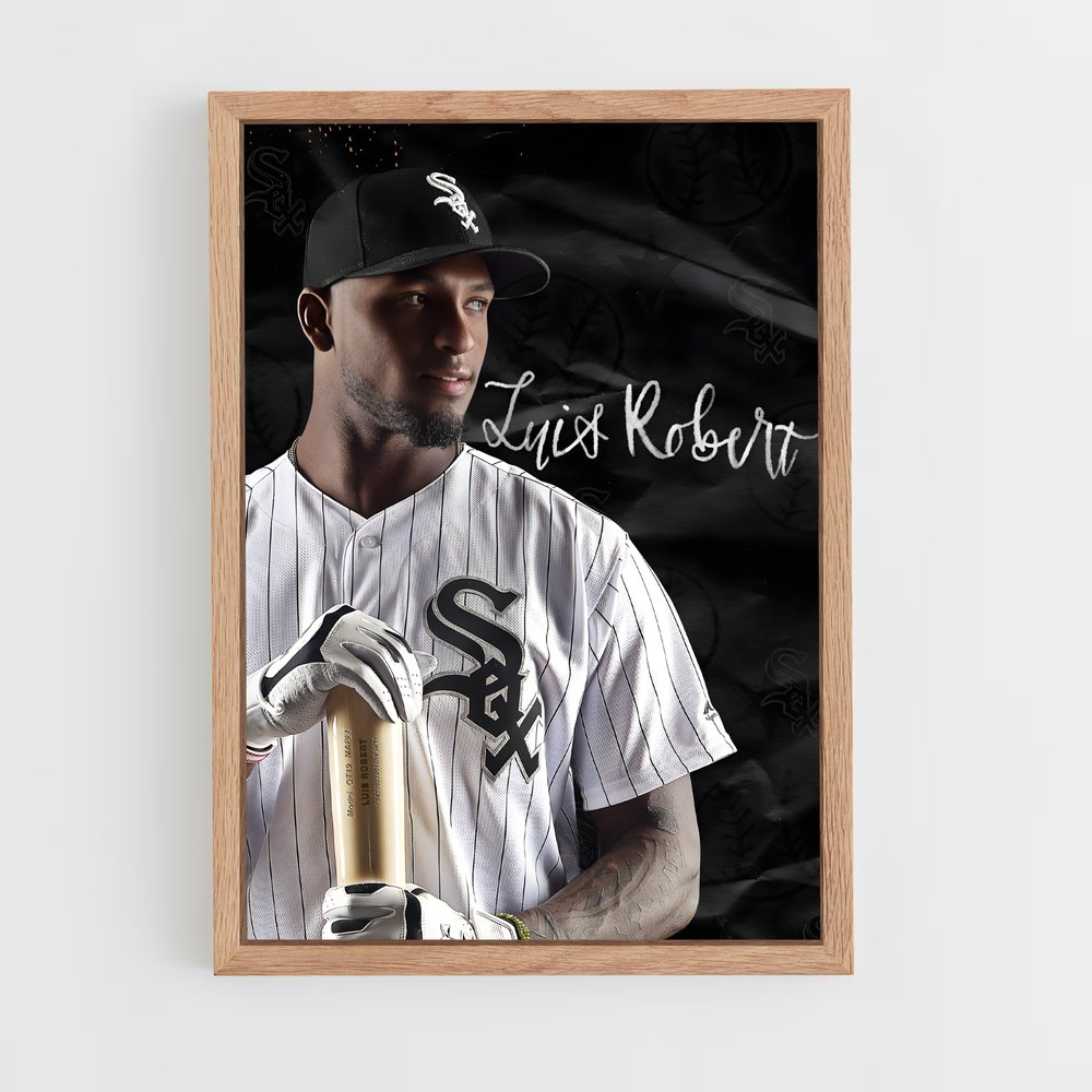 Poster Luis robert – affiche Baseball (vue 4)